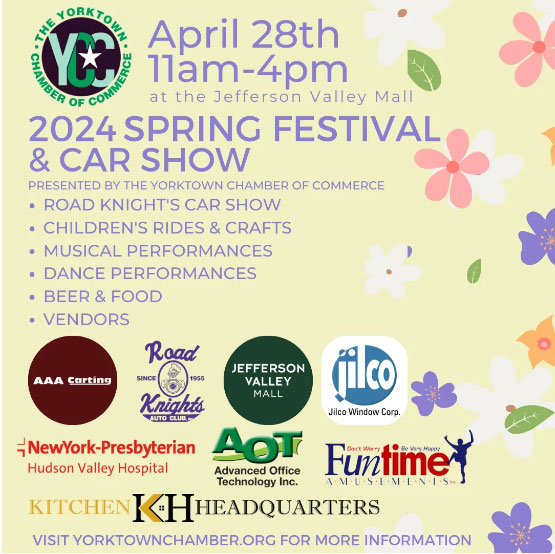 Yorktown Chamber of Commerce 2024 Spring Festival &amp; Car Show