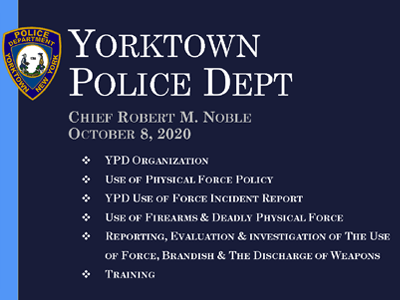 YPD CCSE Presentation - October 8, 2020