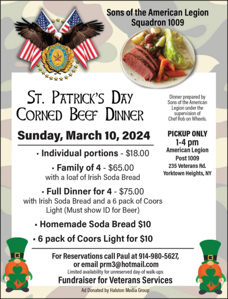 St. Patrick's Day Fundraiser 