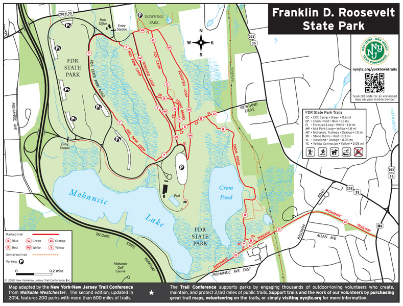 FDR State Park Trails Map