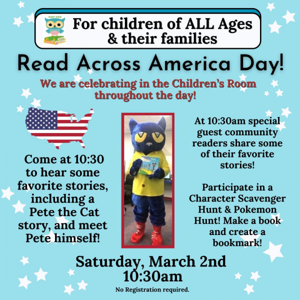 Hart Library Read Across America Day