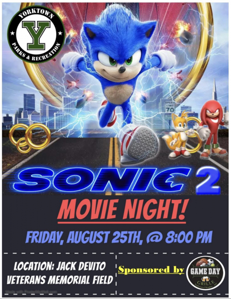 Sonic the Hedgehog 2, August 25th!