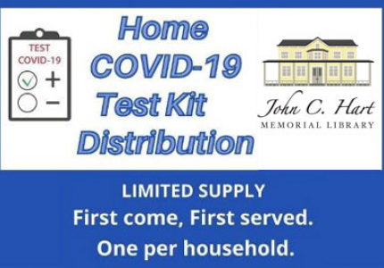 Home COVID Test Kits Available at Hart Library