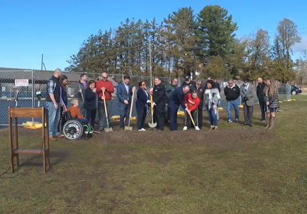 Yorktown Breaks Ground on Adaptive Playground at Granite Knolls