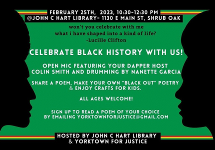 Black History Month Poetry Event