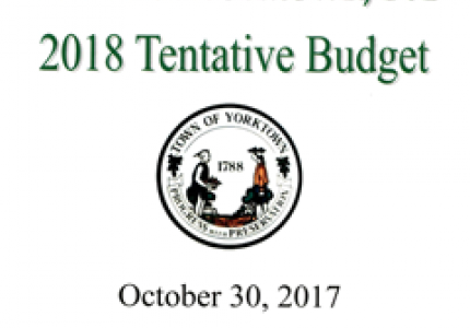 2018 Tentative Budget