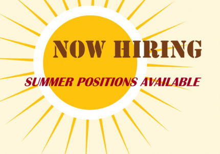 Summer Positions Available