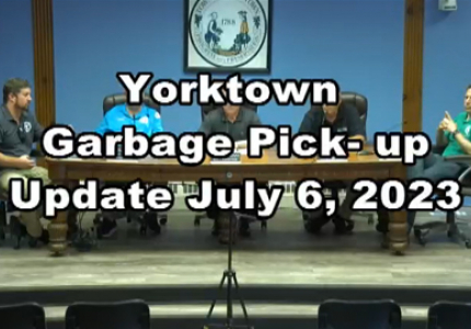 Garbage Pick-Up Update