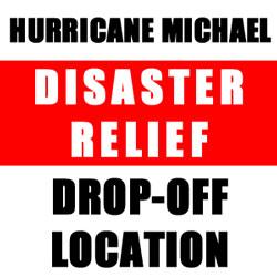 Hurricane Michael Relief Truck at Kmart